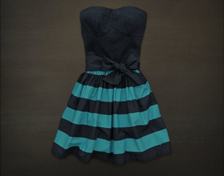 Abercrombie Fitch Mujeres Tejer Patinador Vestido AF8758